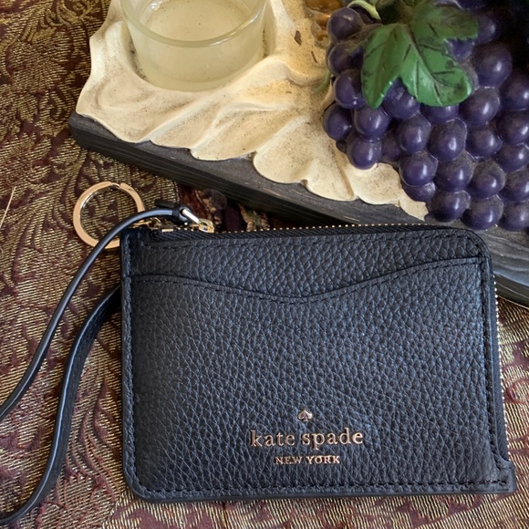 kate spade Accessories - Authentic KATE SPADE Pebbled leather zip around card case/ID/wristlet